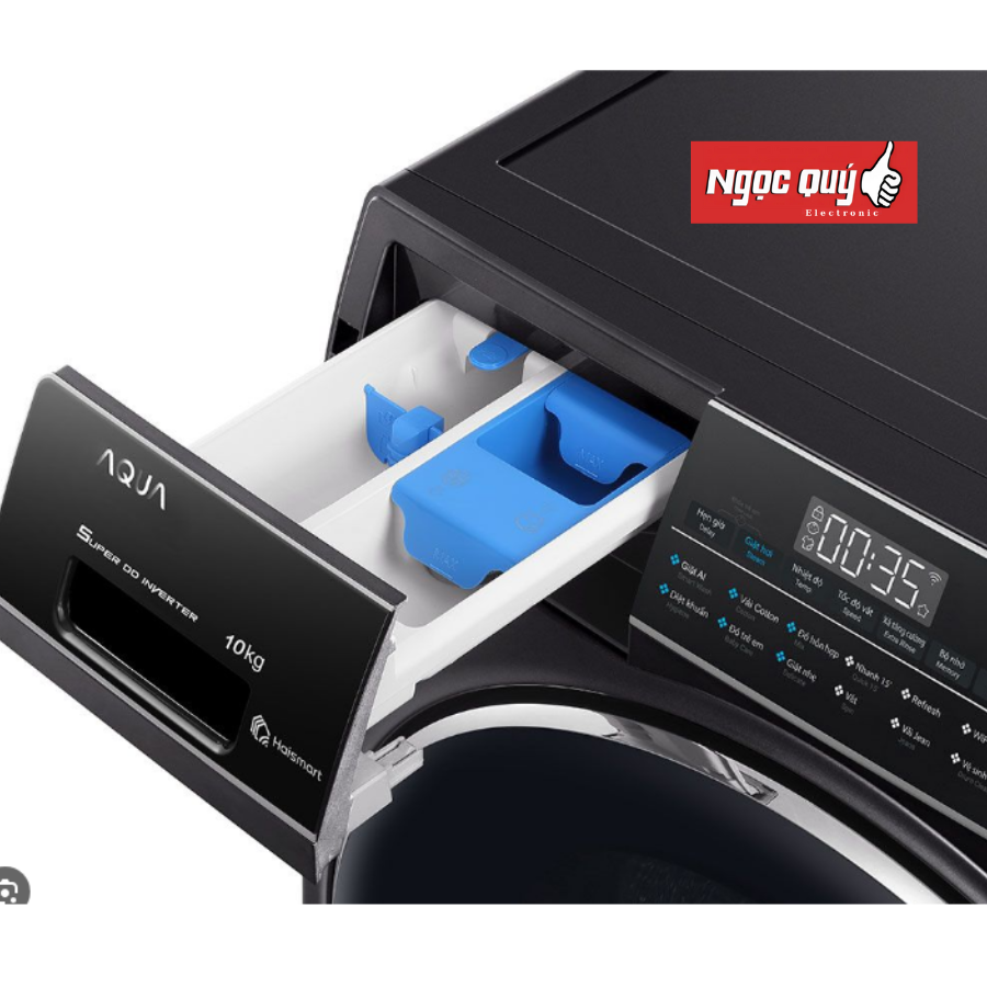 Máy giặt lồng ngang Aqua Inverter DD 10Kg AW10-B4959U1K(B) Mới 100%
