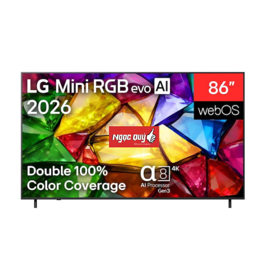 Smart Tivi LG 86 inch 86MRGB86BSA Micro LED evo Mẫu 2026 Mới 100%
