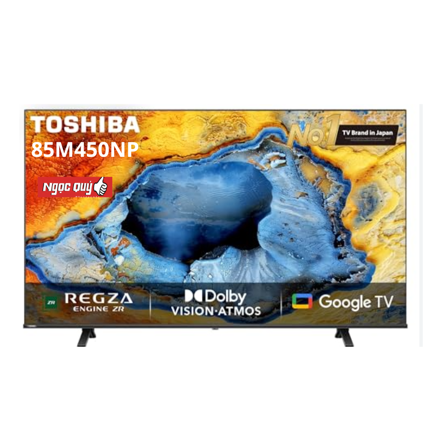 Google Tivi QLED Toshiba AI 4K 85 inch 85M450NP Mới 100%