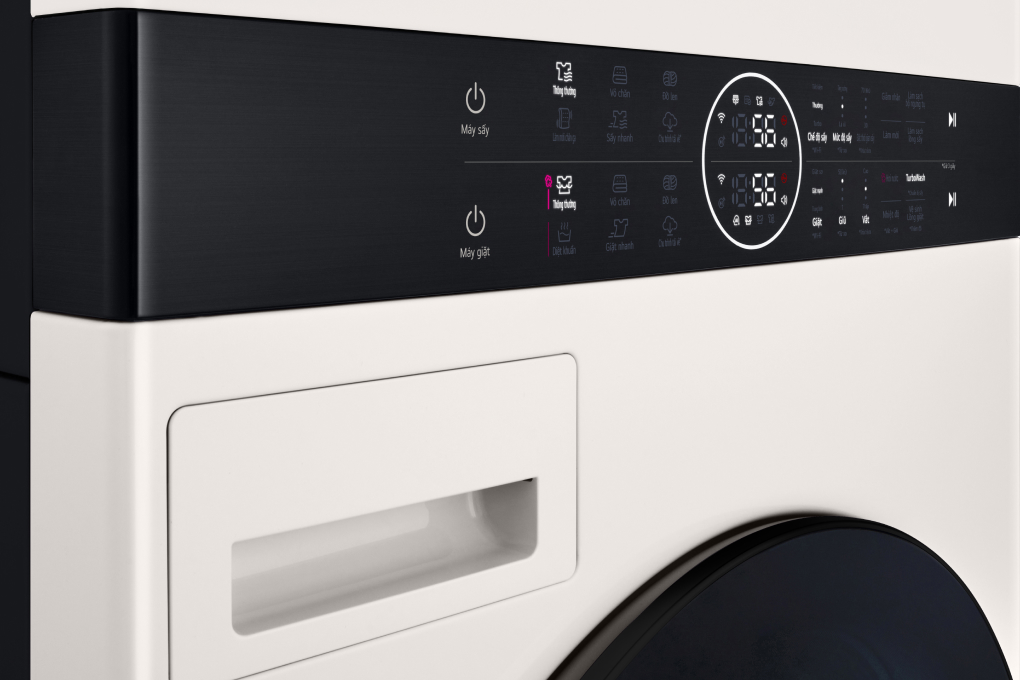 Tháp giặt sấy LG WT1410NHE WashTower Inverter giặt 14 kg - sấy 10 kg Chính hãng Rẻ nhất