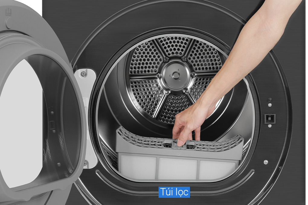 Máy sấy bơm nhiệt Samsung Bespoke AI 17 kg DV17B9750CV/SV Mới 100%