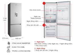 Tủ lạnh Electrolux Inverter 335 lít EBB3742K-A
