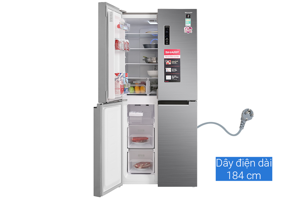 Tủ lạnh Sharp Inverter 401 lít SJ-FXP480V-SL