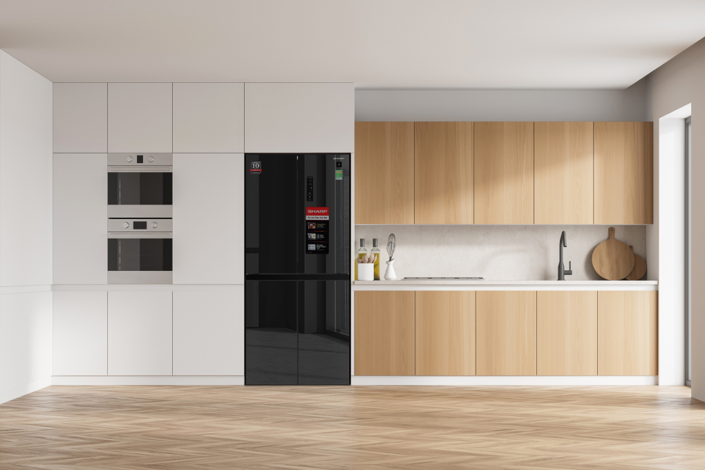 Tủ lạnh Sharp Inverter 401 lít Multi Door SJ-FXP480VG-BK