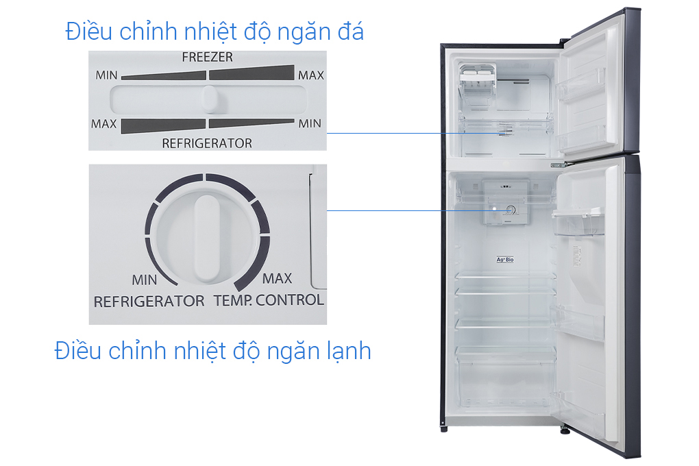 GR-RT325WE-PMV(06)-MG Tủ lạnh Toshiba Inverter 249 lít Mới 100%