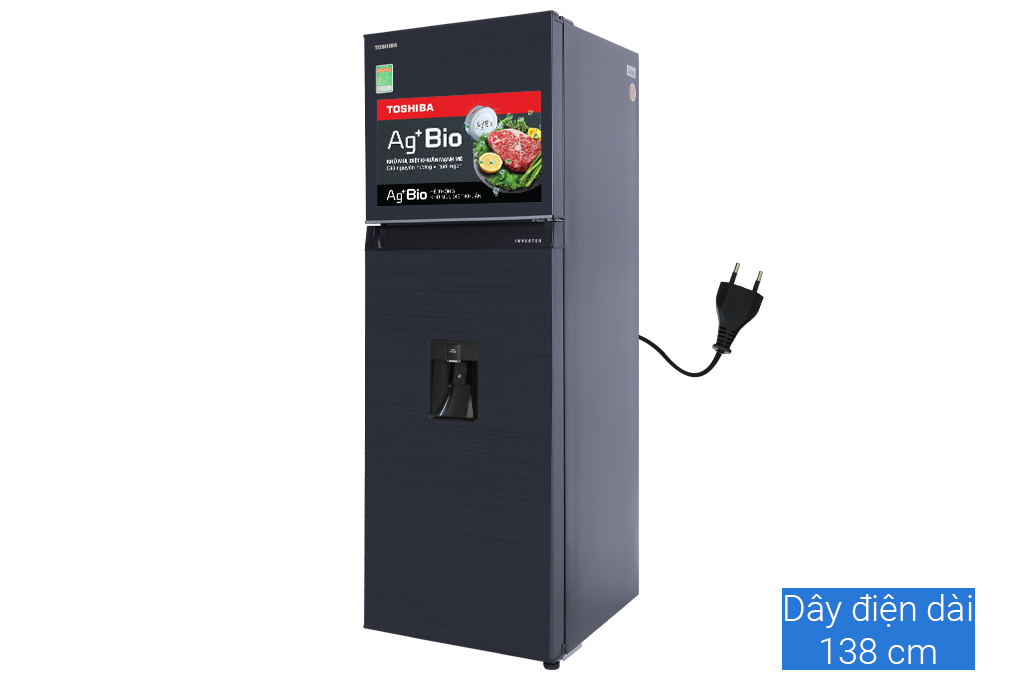 GR-RT325WE-PMV(06)-MG Tủ lạnh Toshiba Inverter 249 lít Mới 100% Chính Hãng
