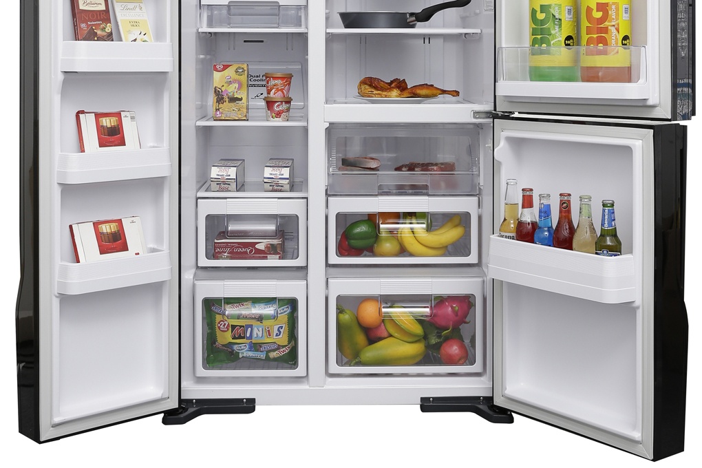 Tủ lạnh Side by side HITACHI R-FM800PGV2 (GBK) 600 Lít Inverter