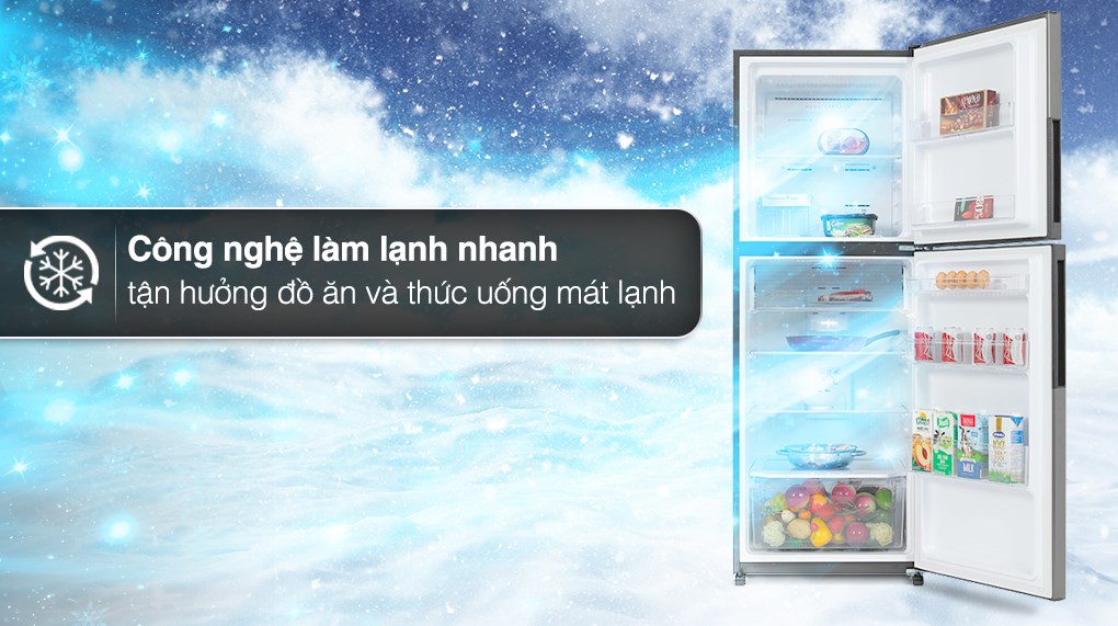 Tủ lạnh Sharp Inverter 360 lít SJ-XP382AE-DS