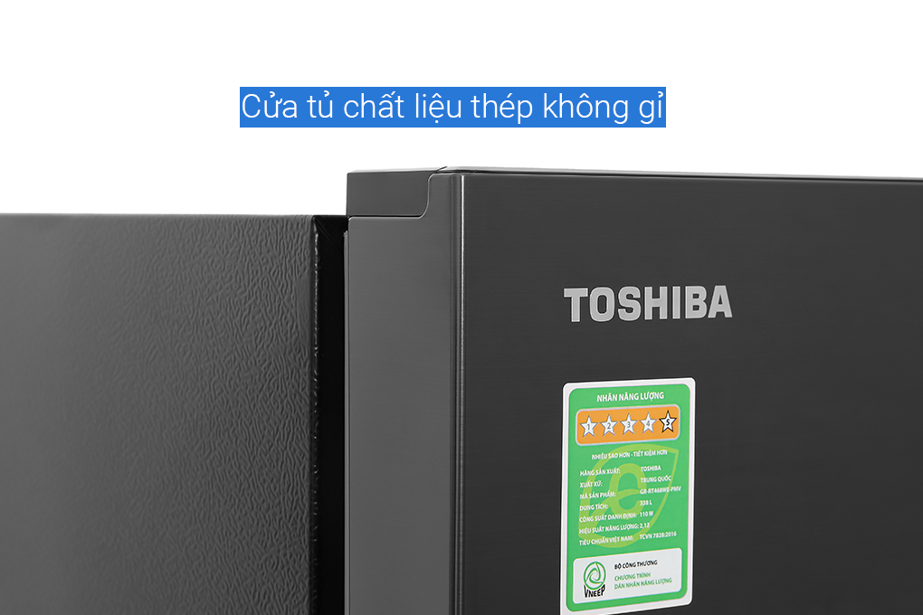GR-RT468WE-PMV(58)-MM Tủ lạnh Toshiba Inverter 338 lít