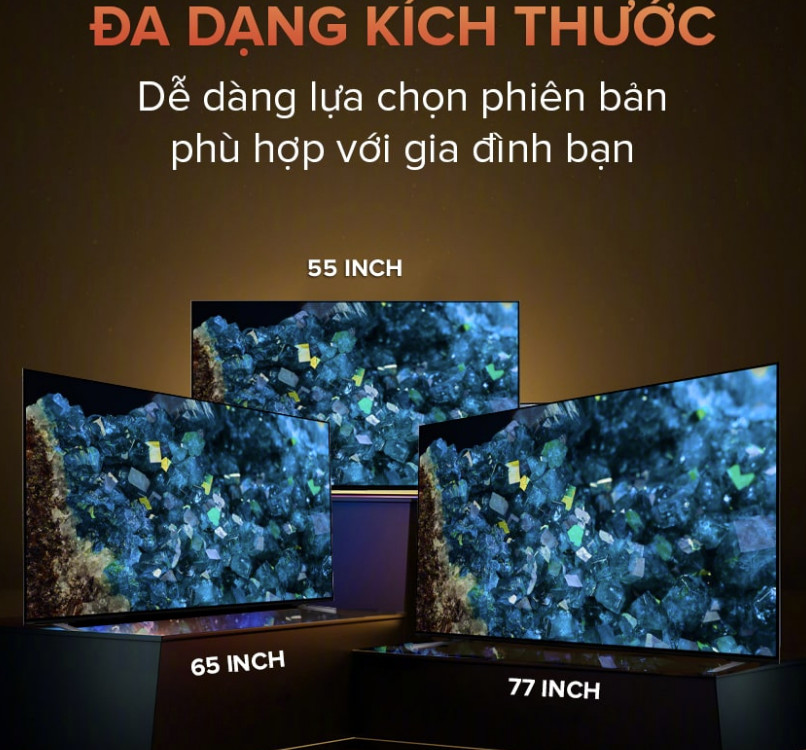 Google Tivi OLED Sony 4K 65 inch XR-65A80M ( 65A80M ) 2024 Chính hãng