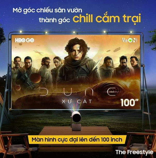 Máy chiếu bỏ túi Samsung The Freestyle 2nd Gen FHD HDR  (SP-LFF3CL)