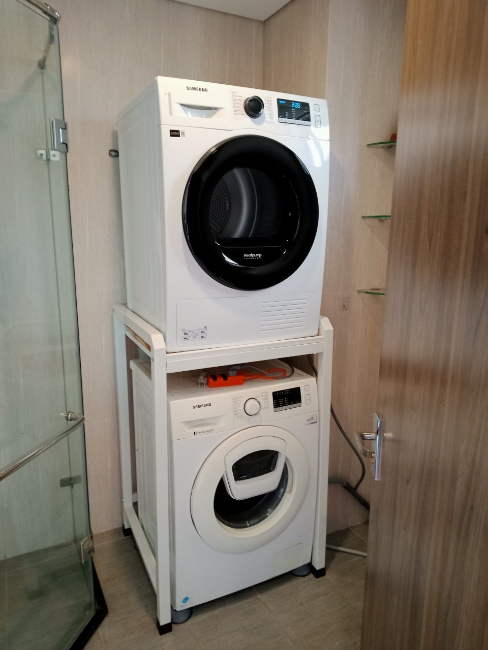 KỆ MÁY GIẶT MÁY SẤY THÔNG MINH 2 TẦNG RẺ NHẤT HN