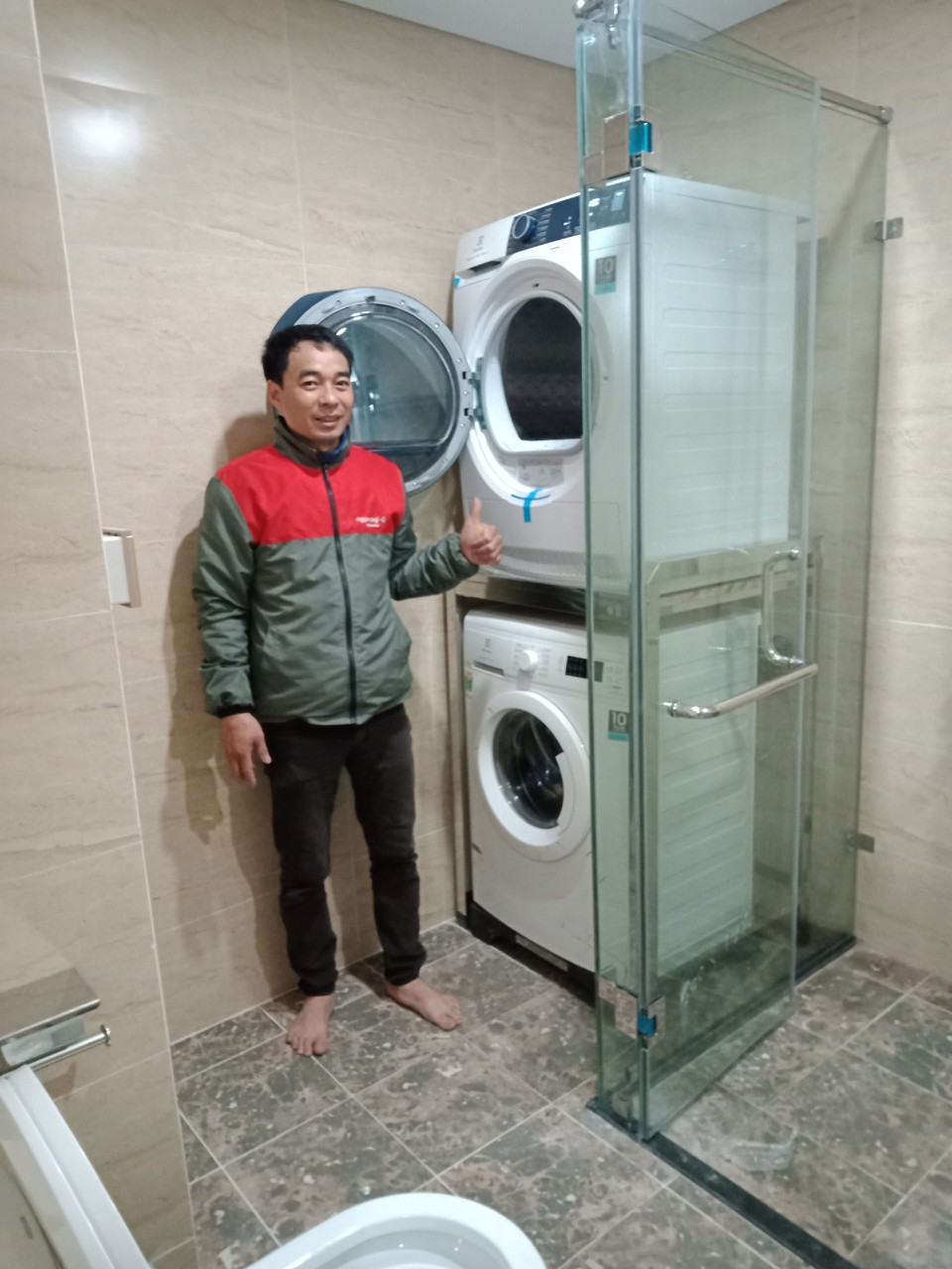 KỆ 2 TẦNG MÁY GIẶT MÁY SẤY INOX GIÁ RẺ NHẤT MIỀN BẮC