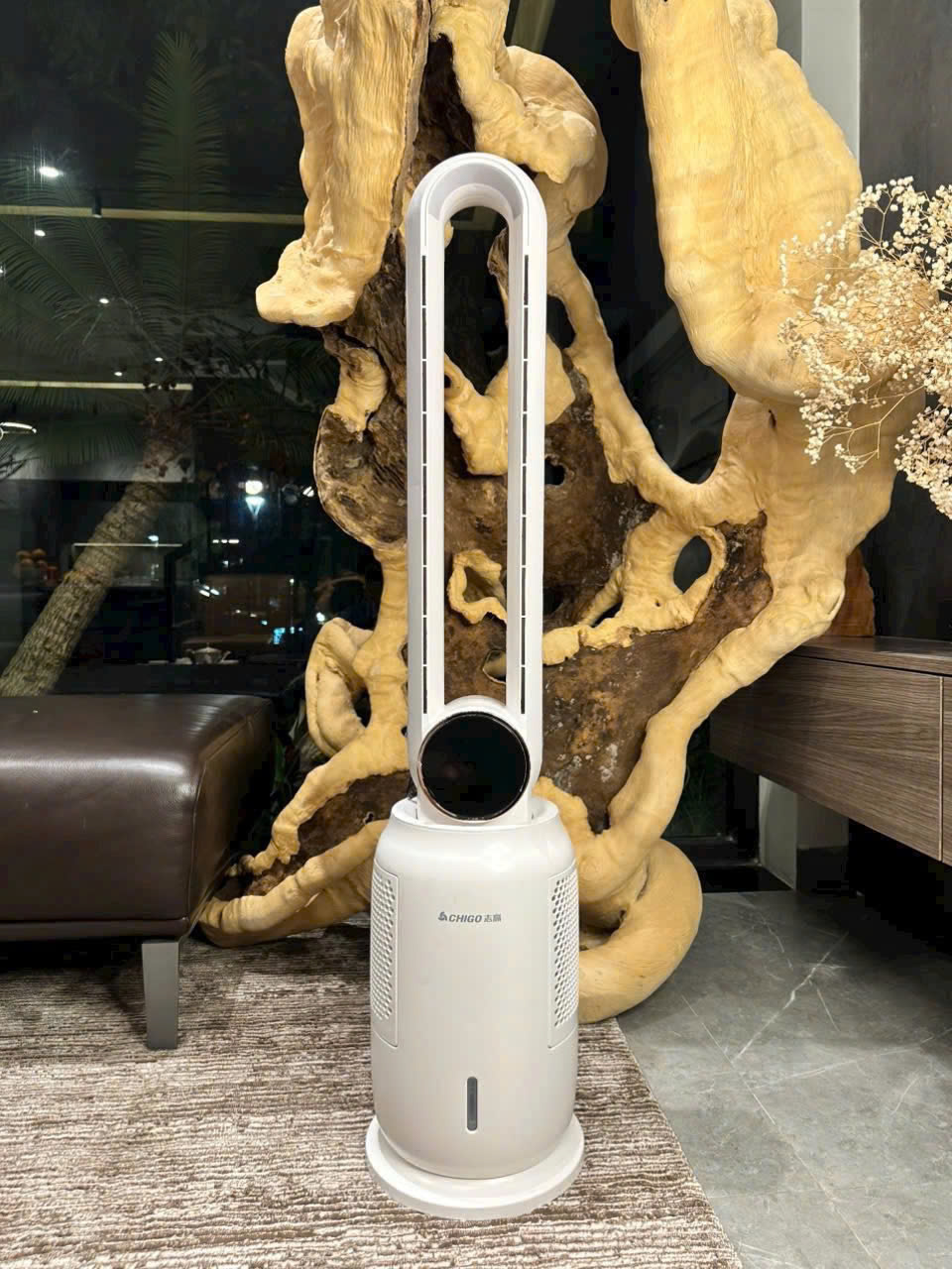 Quạt Không Cánh Lọc Không Khí Làm Mát Bằng Hơi Nước- Khử Trùng UV 5IN1 CHIGO 2025- Bảo Hành 12 Tháng