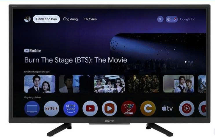Google Tivi Sony 32 inch KD-32W830KVN3 Mẫu 2026 Mới 100%