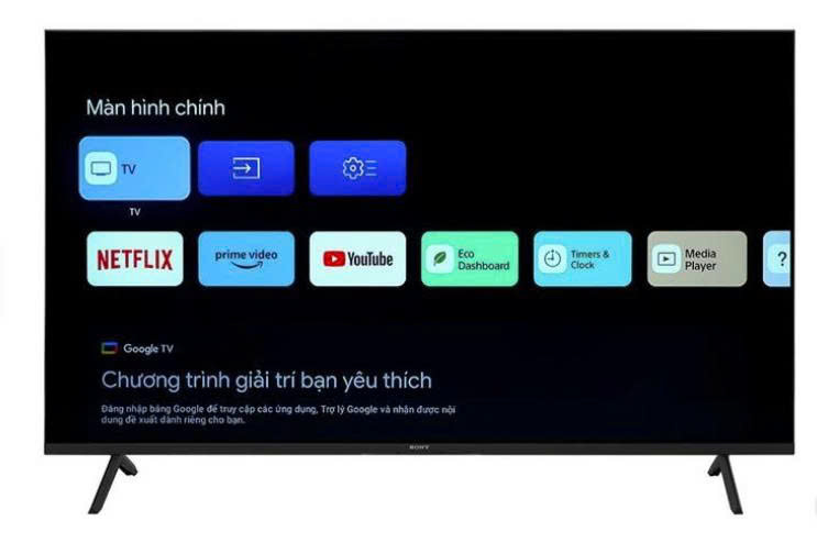Google Tivi Sony 4K 55 inch K-55S30VN3 Mẫu 2026 Mới 100%