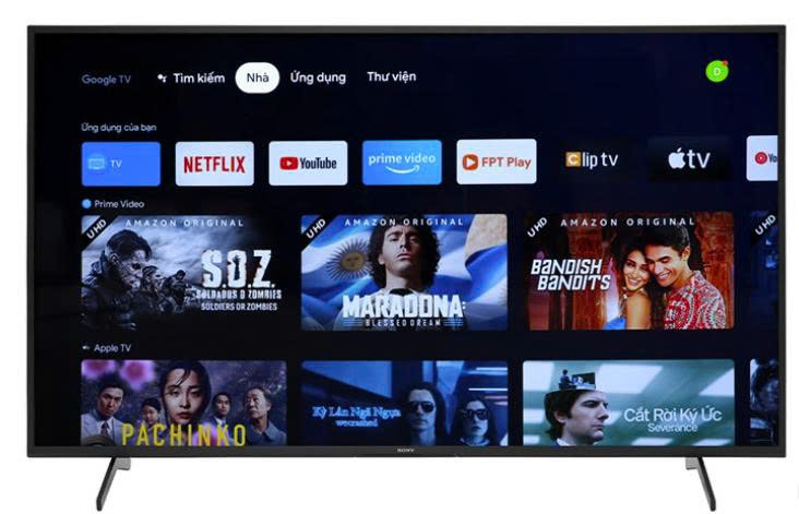 Google Tivi Sony 4K 65 inch KD-65X75KVN3 Mẫu 2026 Mới 100%
