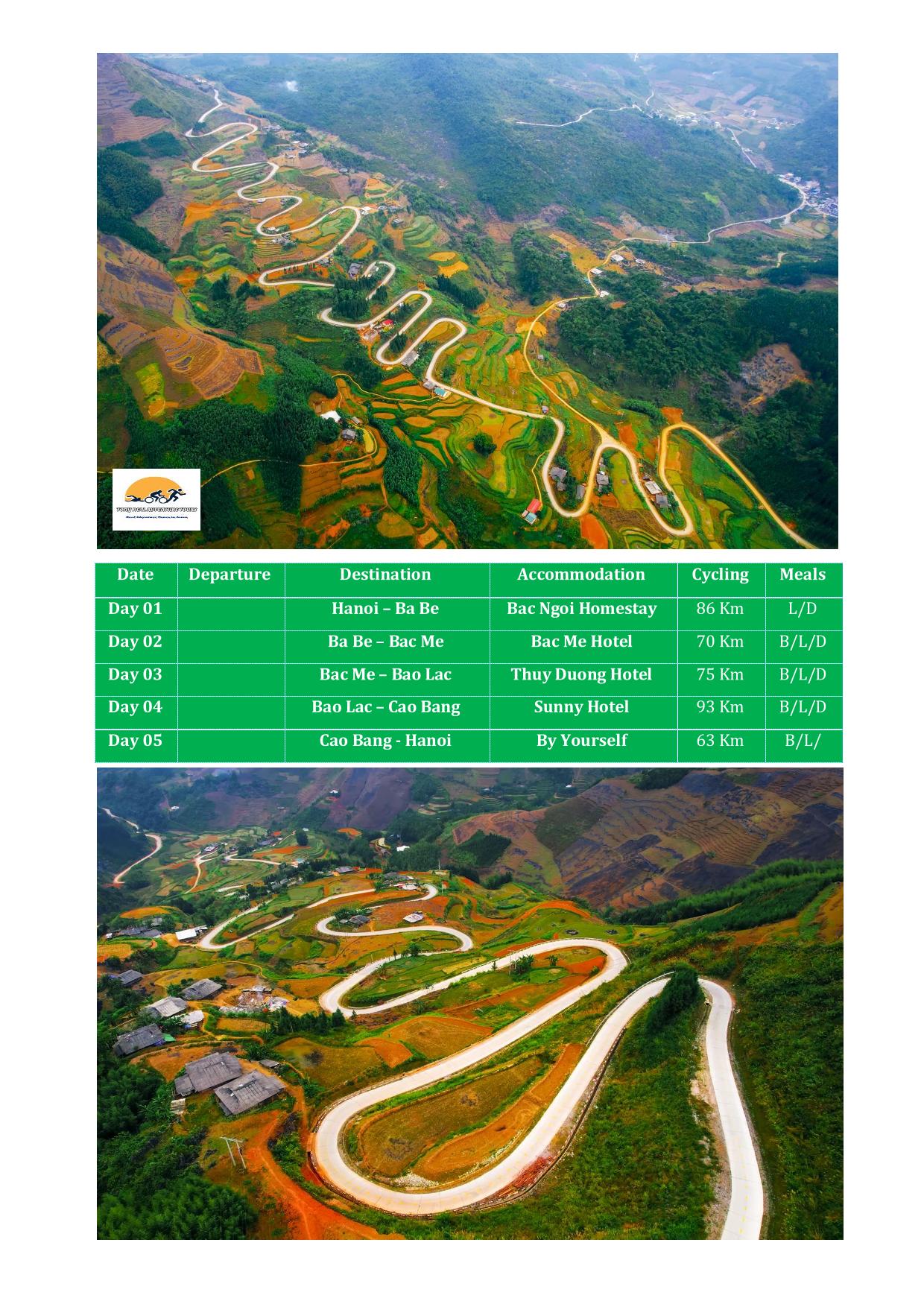 5 DAY BAO LAC  - CAO BANG BICYCLE CHALLENGE TRAIL