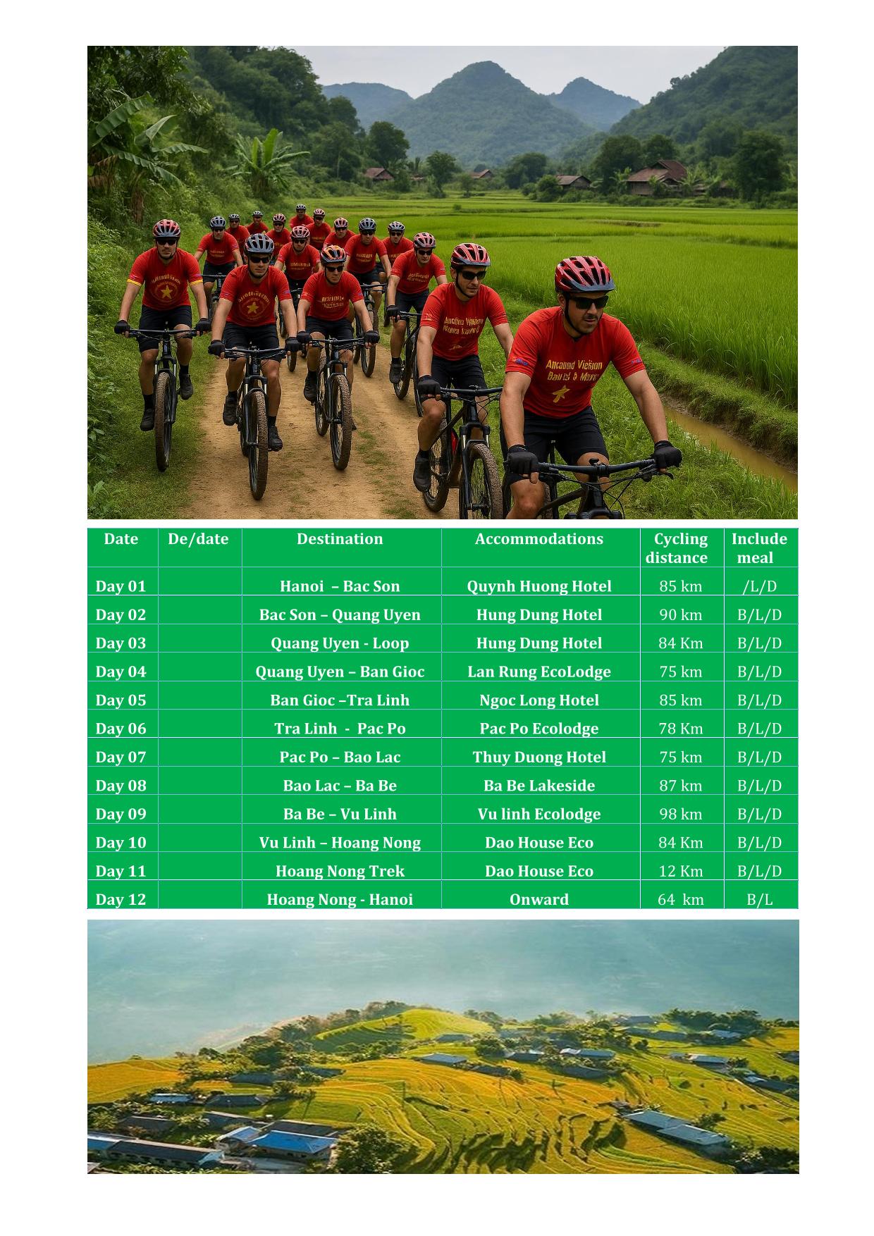 12 DAY NORTH VIETNAM CYCLING TOURS | UNTOUCHED REGION IN FAR NORTH VIETNAM