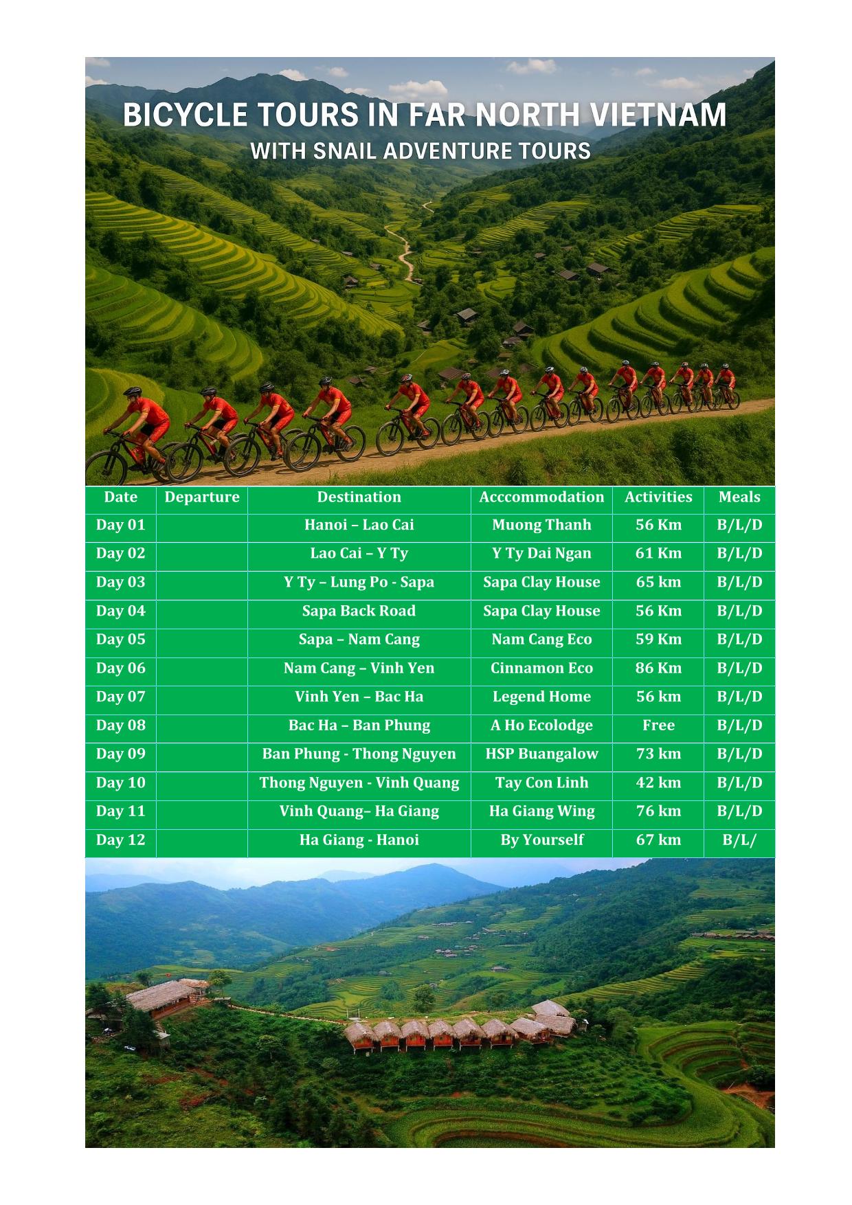 12 DAY VIETNAM MOUNTAIN BIKE TOURS | SAPA -HA GIANG ADVENTURE