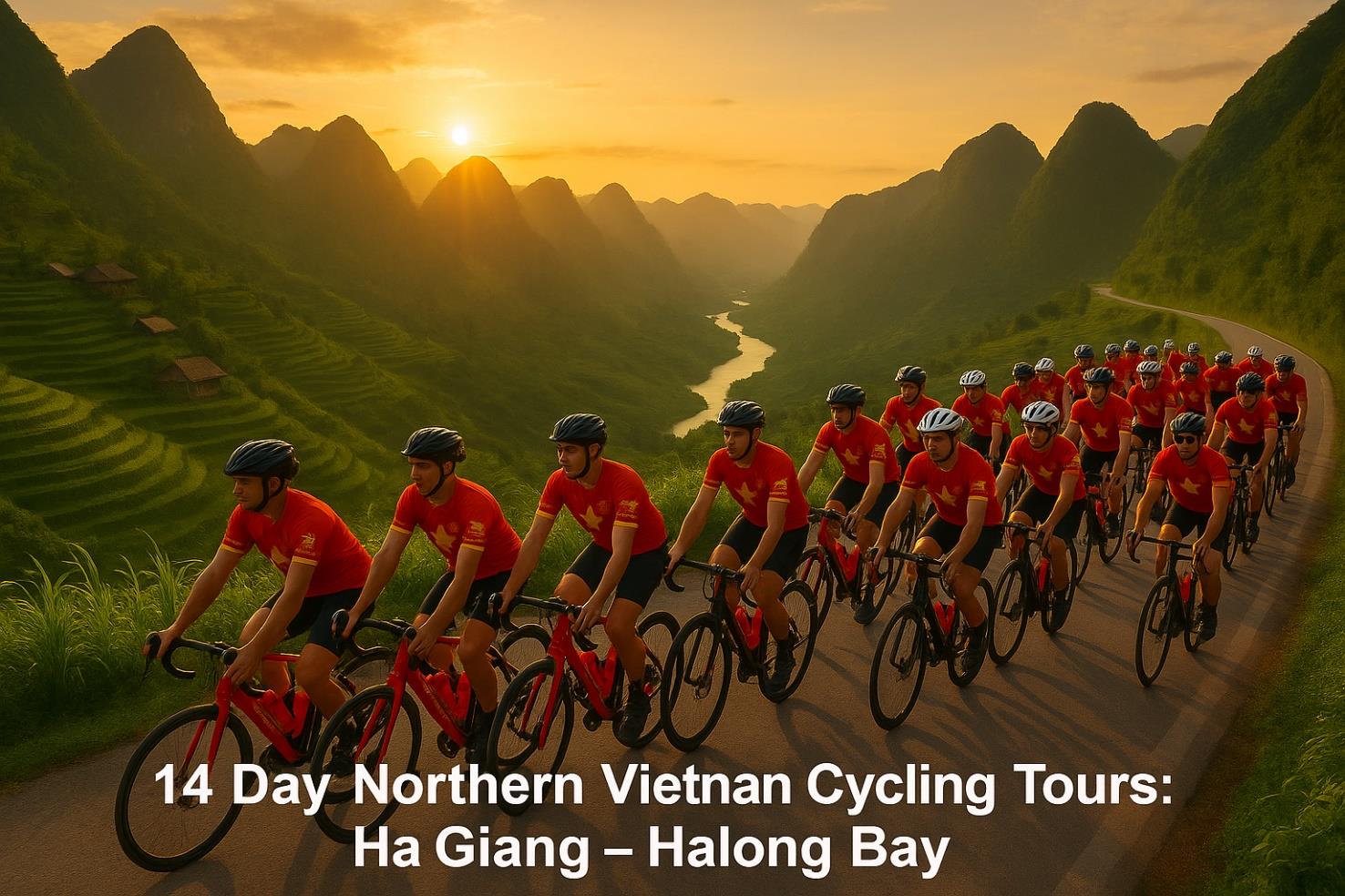 14 DAY BABE - HA GIANG - CAO BANG - HALONG BAY BICYCLE TOURS