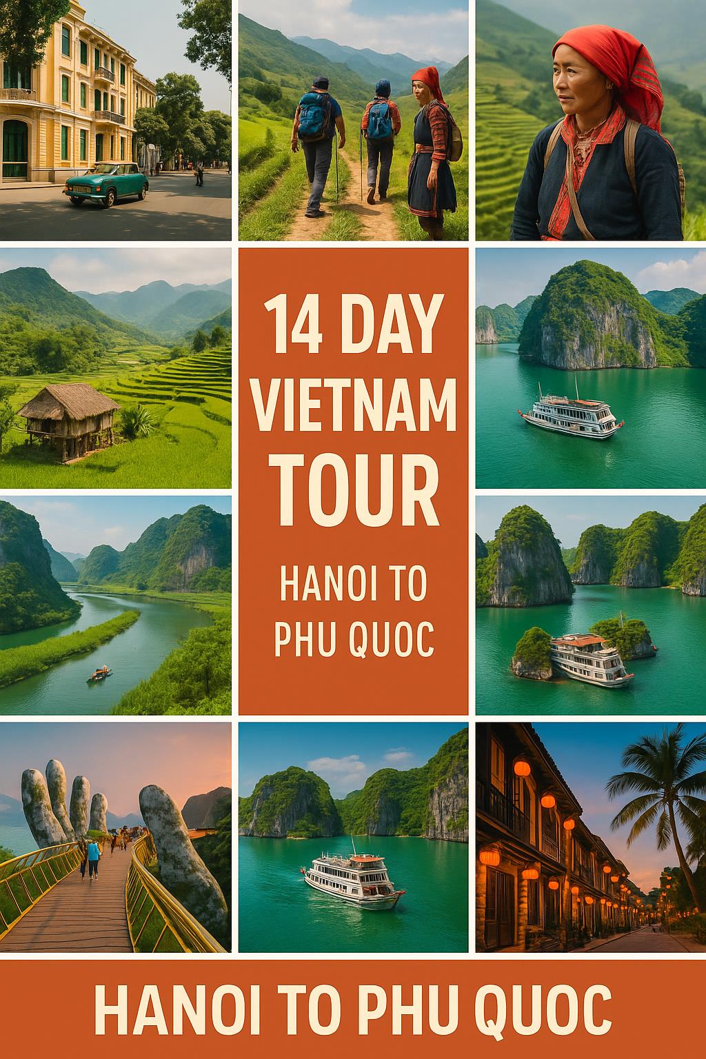 14 DAY VIETNAM PACKAGE TOUR: HANOI - DANANG - PHU QUOC