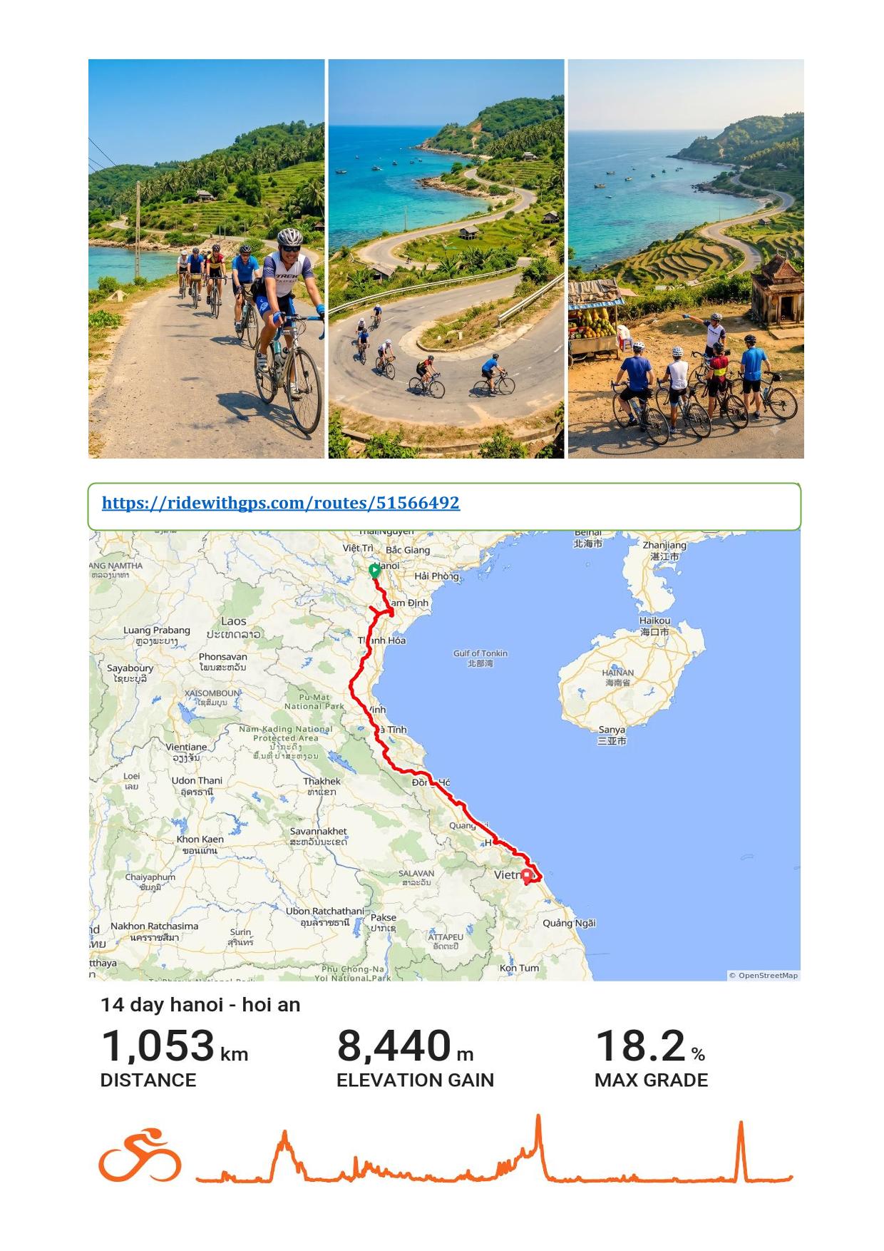 15 DAY LEGENDARY ROAD HANOI - HOI AN BICYCLE TOUR