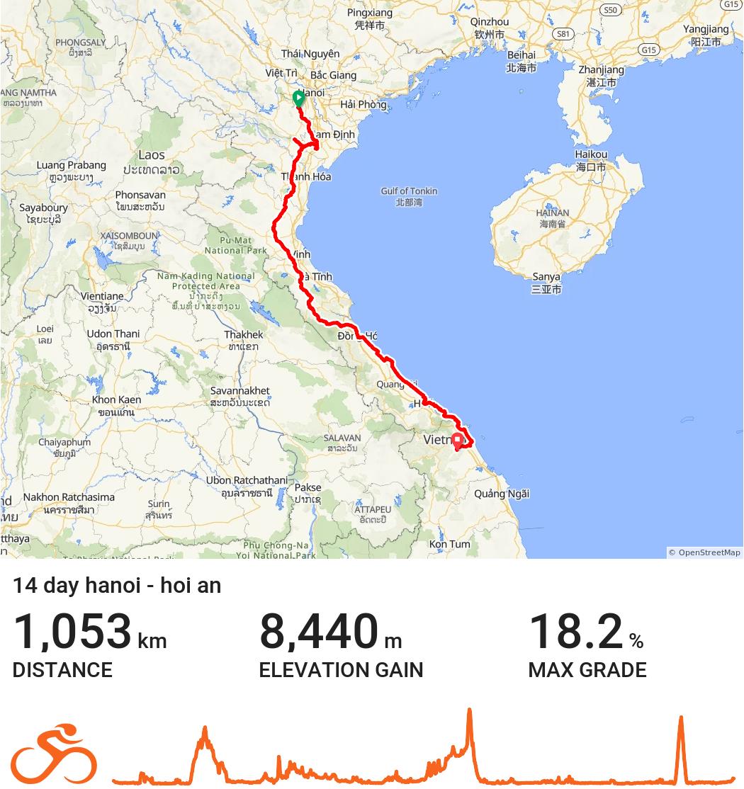 15 DAY LEGENDARY ROAD HANOI - HOI AN BICYCLE TOUR
