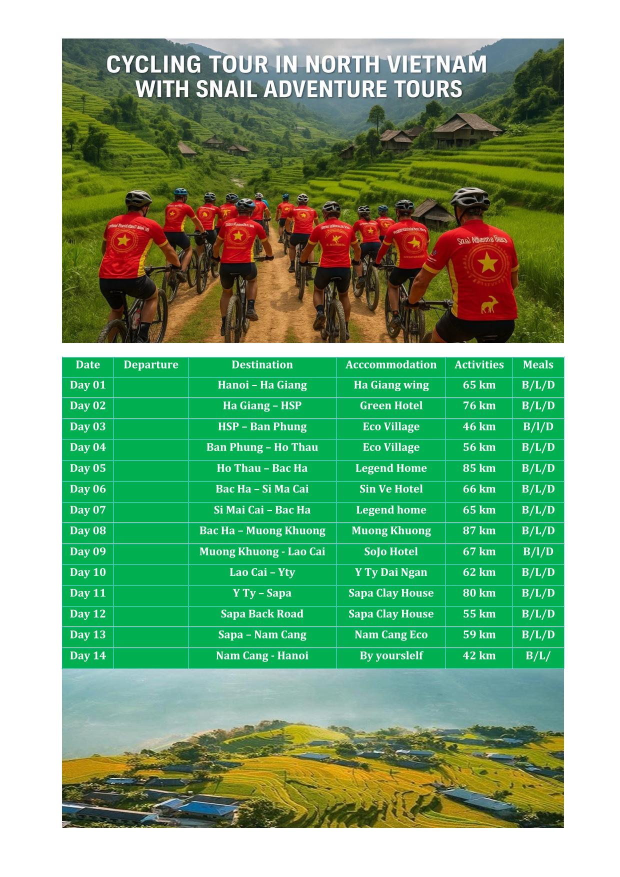 14 DAY NORTHERN VIETNAM CYCLING TOUR | HA GIANG TO SAPA ADVENTURE TOURS