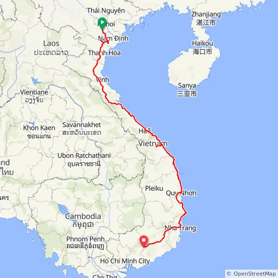 15 DAYS HANOI - HO CHI MINH ROAD BIKE HOLIDAY