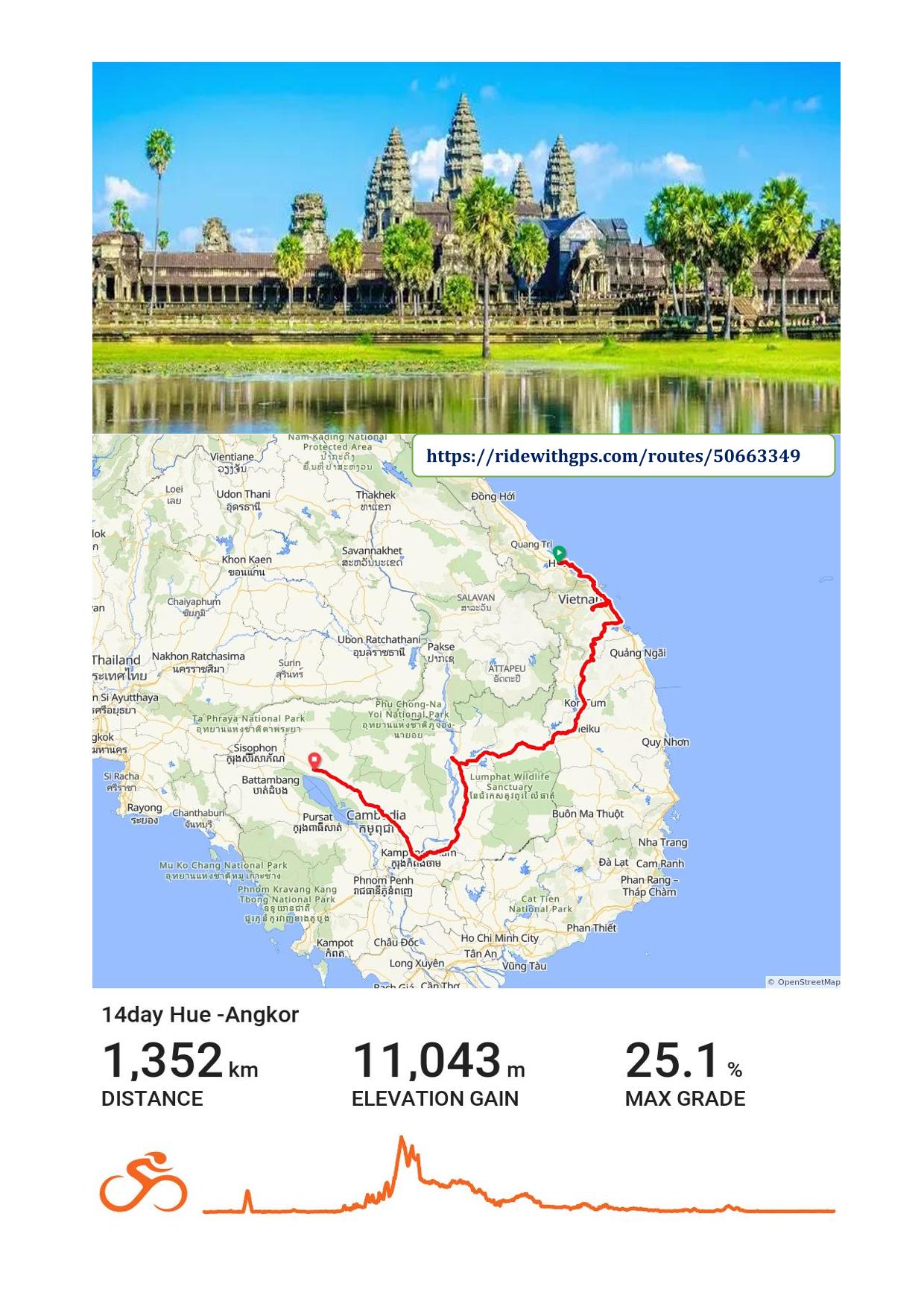 14 DAY VIETNAM - CAMBODIA BICYCLE TOURS: HUE -ANGKOR WAT ADVENTURE