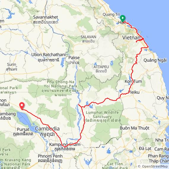 14 DAY VIETNAM - CAMBODIA BICYCLE TOURS: HUE -ANGKOR WAT ADVENTURE