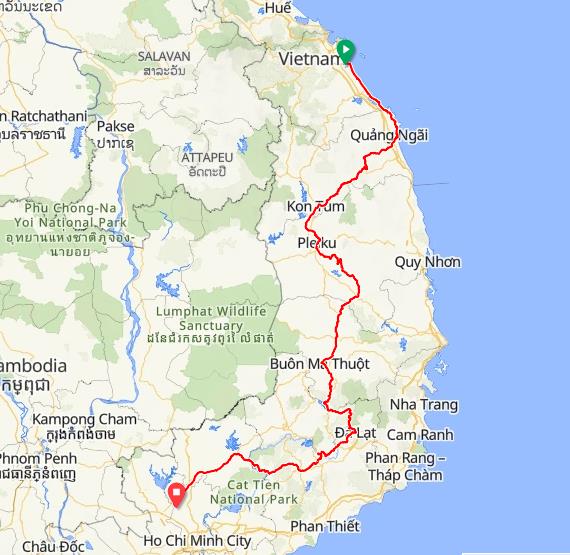 15 DAY VIETNAM CYCLING TOURS | HUE - NHA TRANG VIA HO CHI MINH TRAIL