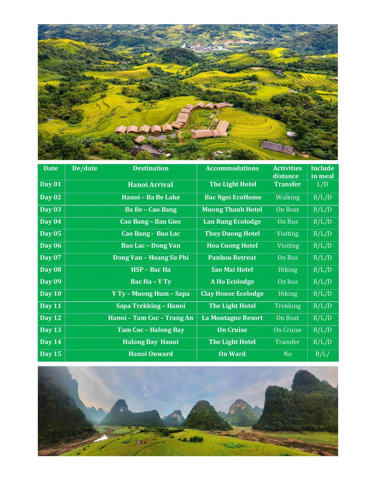 14 DAY FAR NORTHERN VIETNAM ADVENTURE TOURS