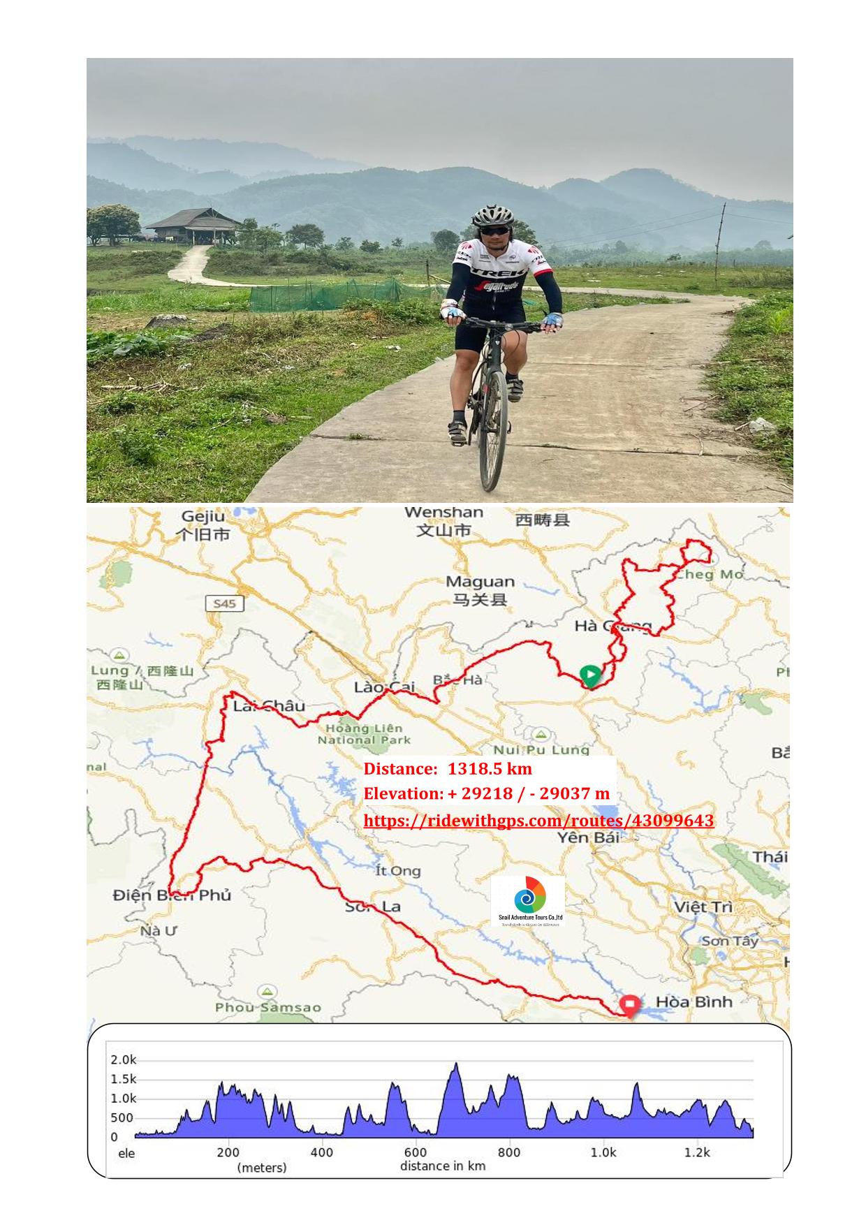 15 DAY - HA GIANG - SAPA  - MOC CHAU BICYCLE TOURS