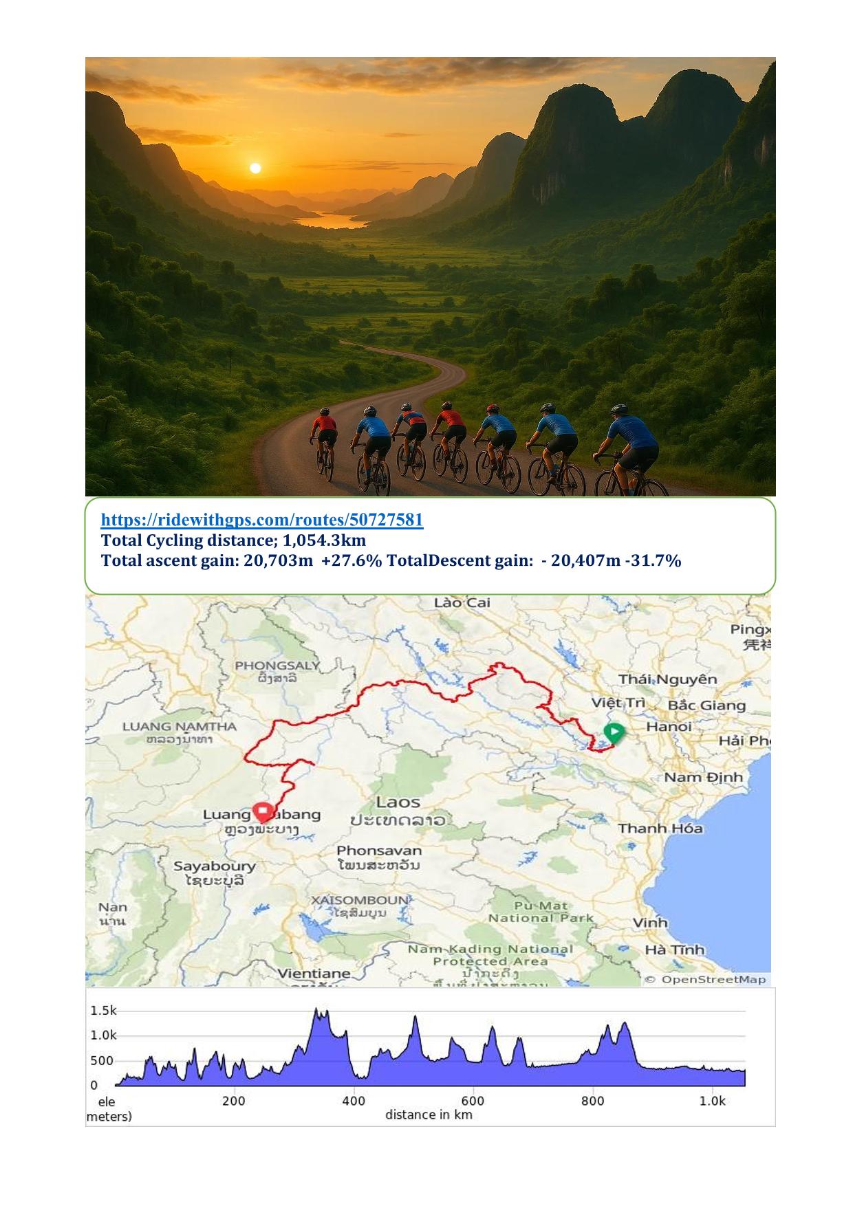 15 DAY HANOI -LUANG PRABANG BICYCLE TOUR: VIETNAM -LAOS CROSS BORDER ADVENTURE