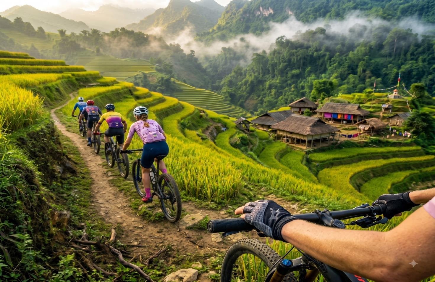 15 DAY HANOI -LUANG PRABANG BICYCLE TOUR: VIETNAM -LAOS CROSS BORDER ADVENTURE