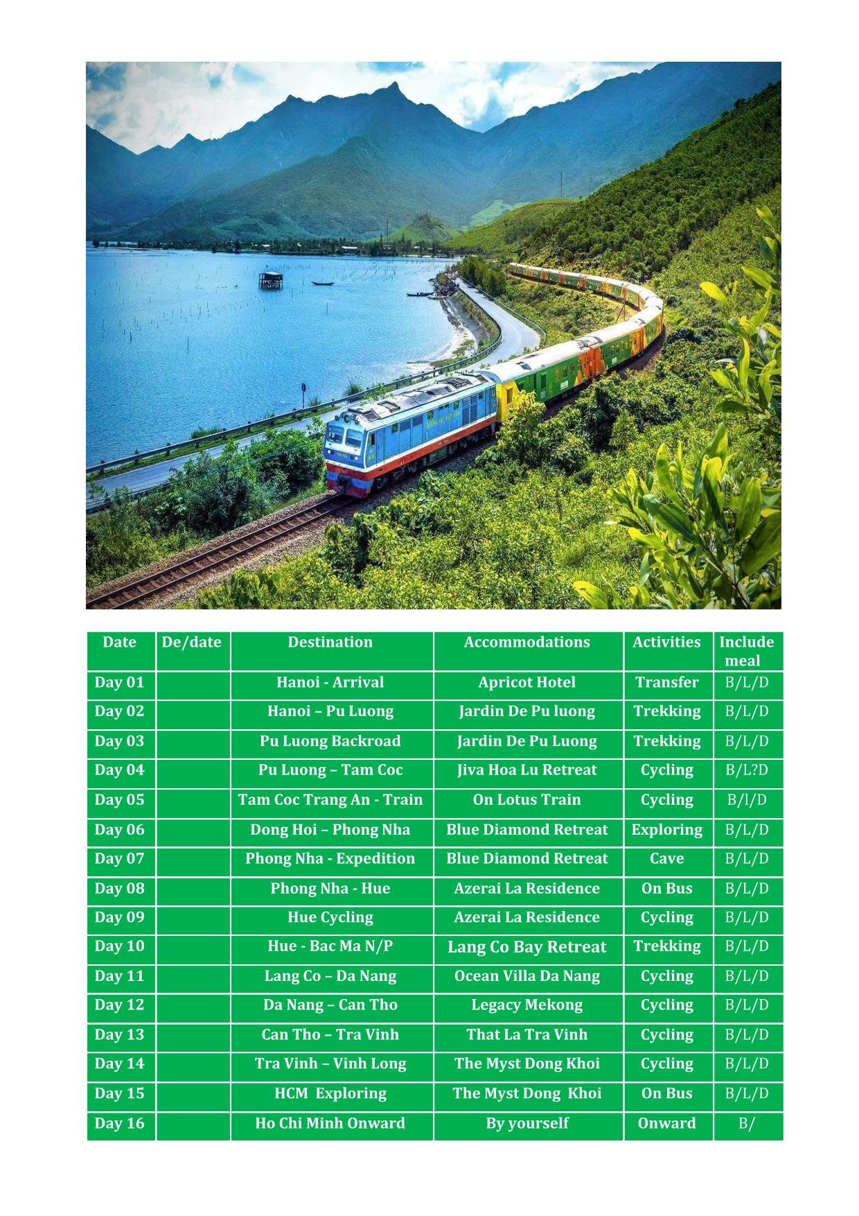 16 DAY VIETNAM FAMILY REAL LUX ADVENTURE PACKAGE HOLIDAY