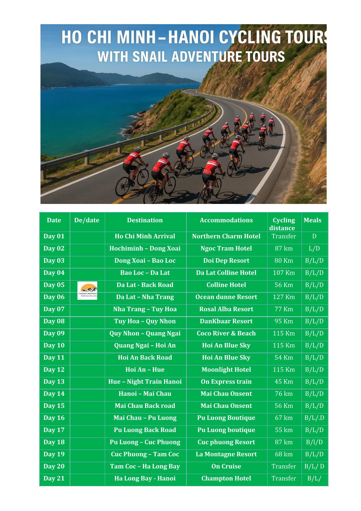 21 DAY VIETNAM CYCLING TOUR |SAI GON - HANOI BIKE TRIP