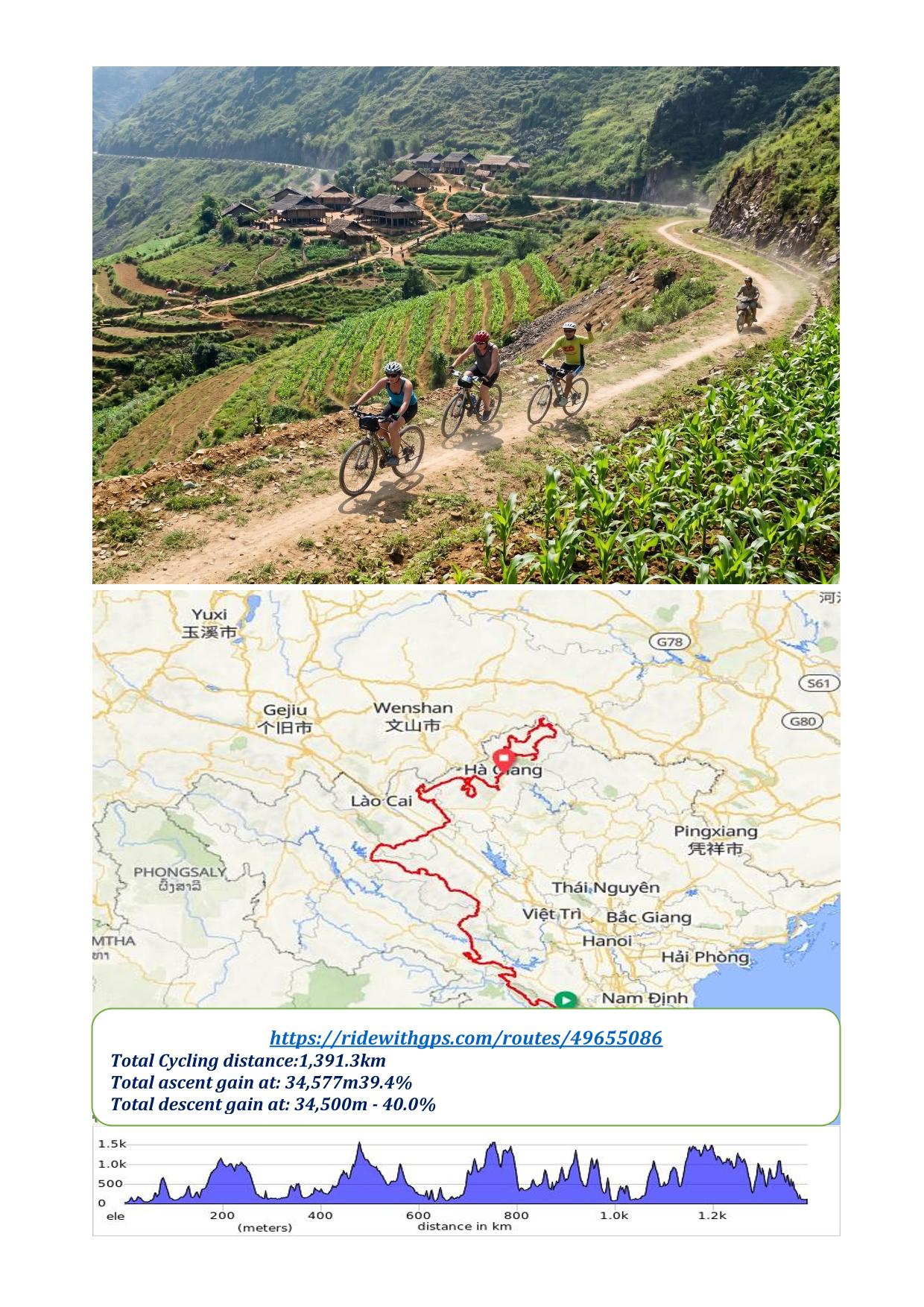 21 DAY VIETNAM BIKE TOURS IN NORTHERN LOOP