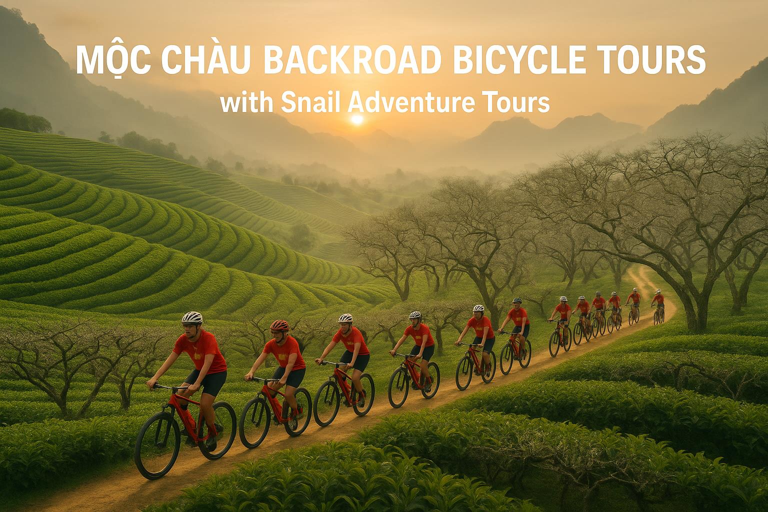 5 DAY MOC CHAU -MAI CHAU - PU LUONG BICYCLE TOURS