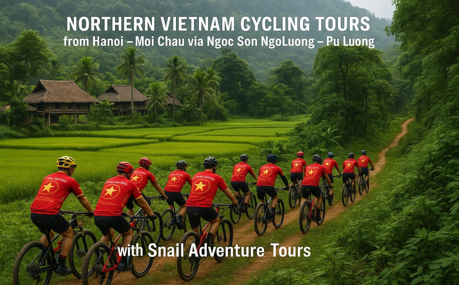 5 DAY VIETNAM CYCLING TOUR | HANOI - MAI CHAU VIA PU LUONG