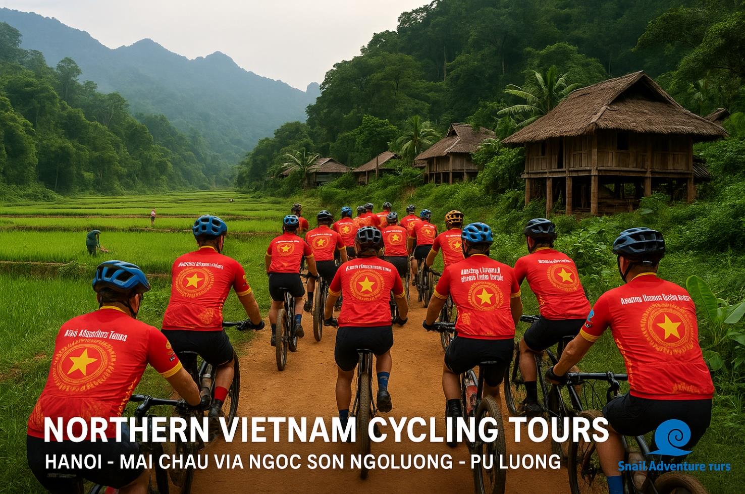 5 DAY VIETNAM CYCLING TOUR | HANOI - MAI CHAU VIA PU LUONG