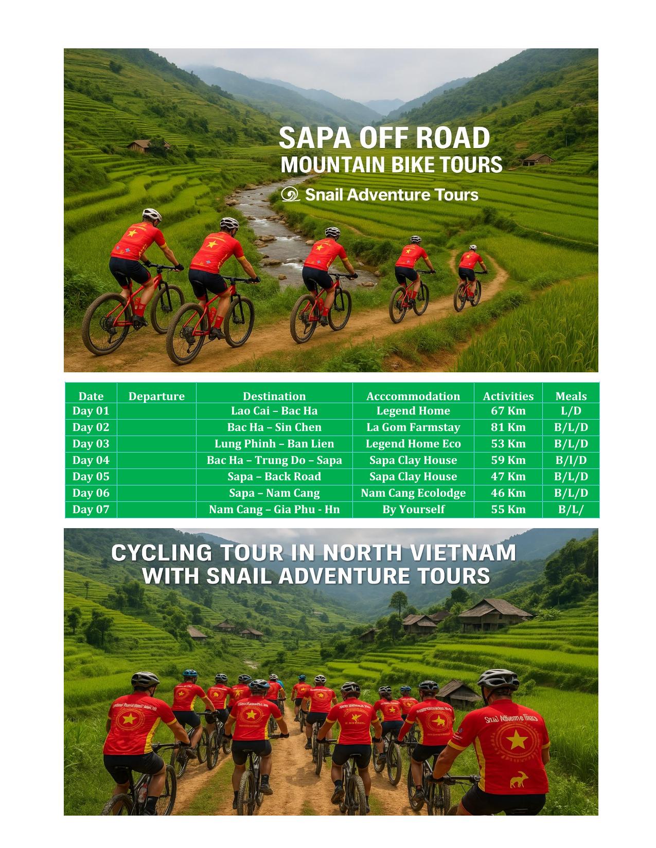 7 DAY BAC HA - SAPA MOUNTAIN BIKE TOURS | NORTHERN VIETNAM BIKE RIDE