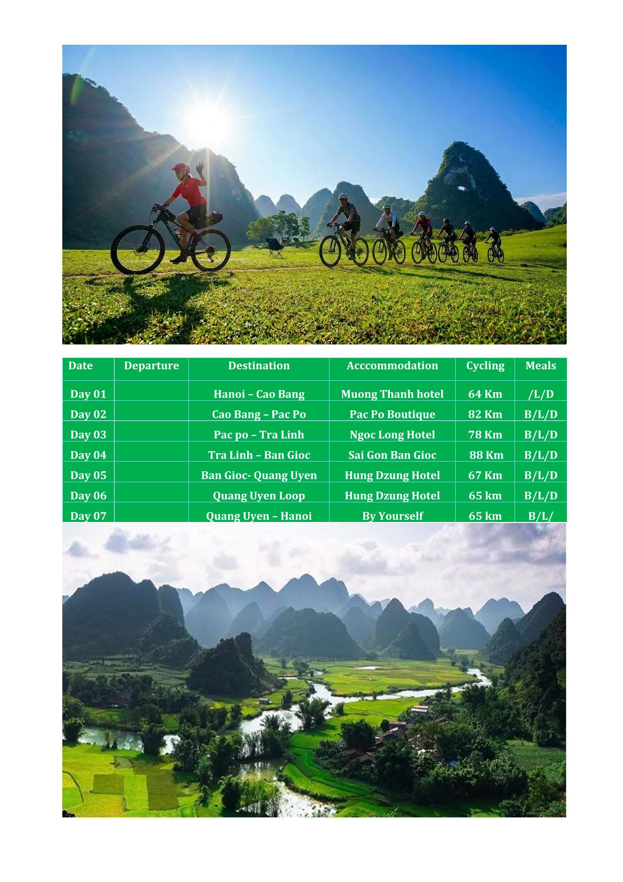 7 DAY MAGICAL CAO BANG LOOP MOUNTAIN BIKE TOURS