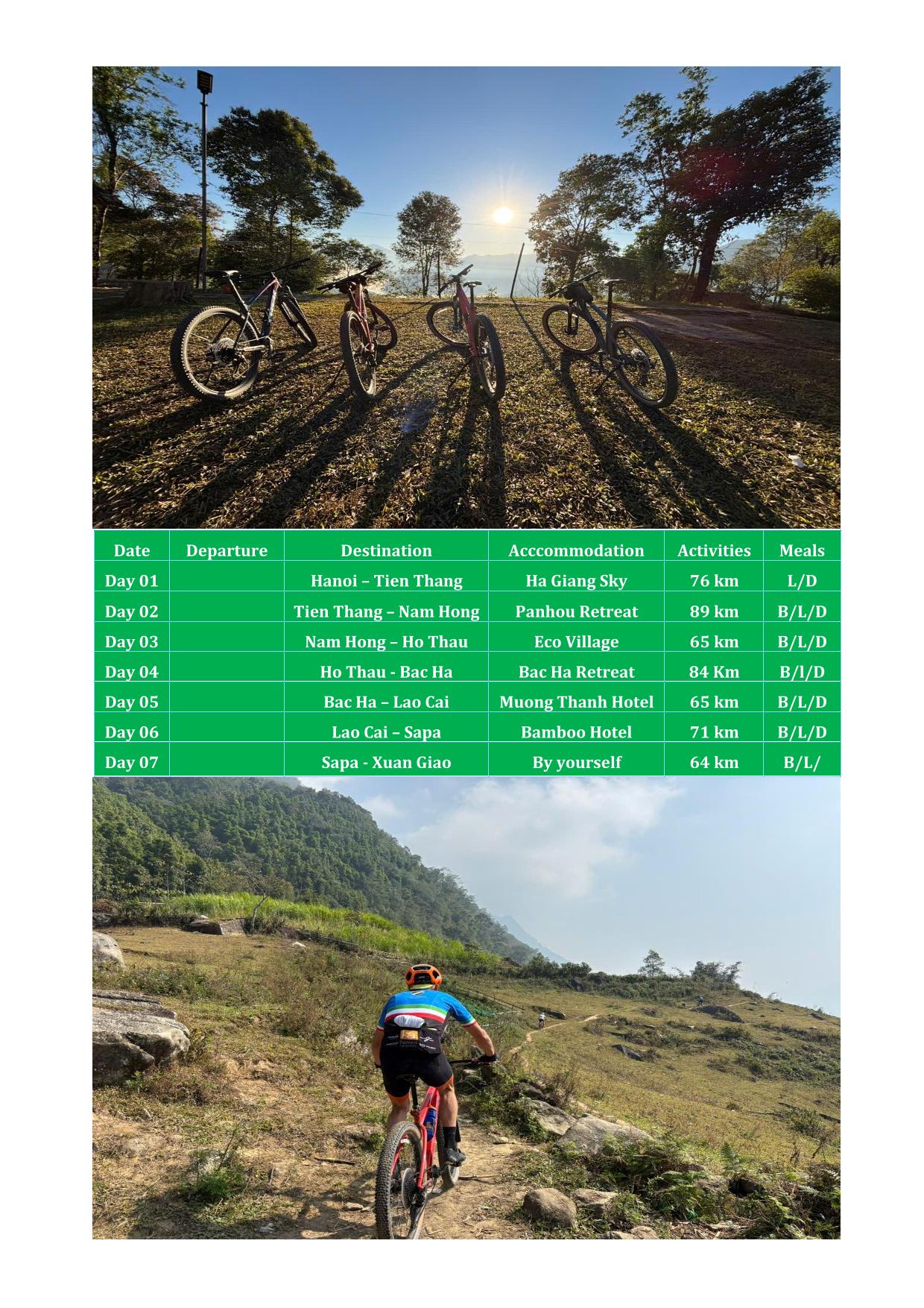 7 DAY BAC HA - SAPA MOUNTAIN BIKE TOURS | NORTHERN VIETNAM BIKE RIDE