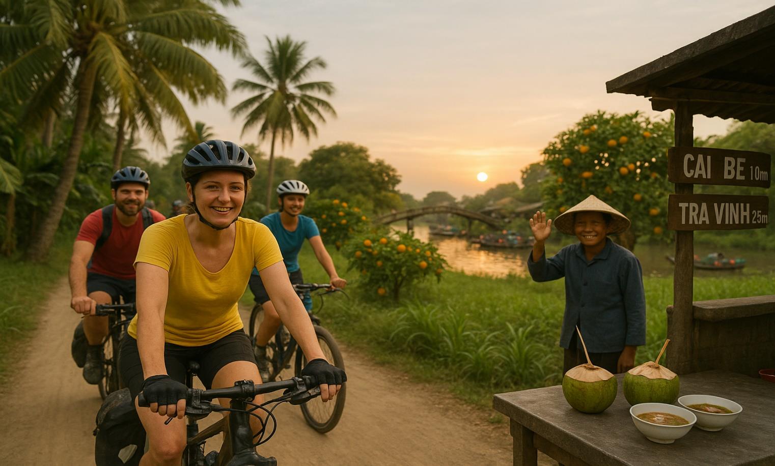 7 DAY MEKONG DELTA CYCLING TOURS