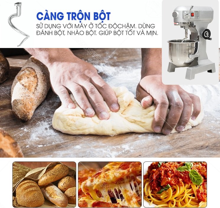 Máy trộn bột B10 rất đa năng