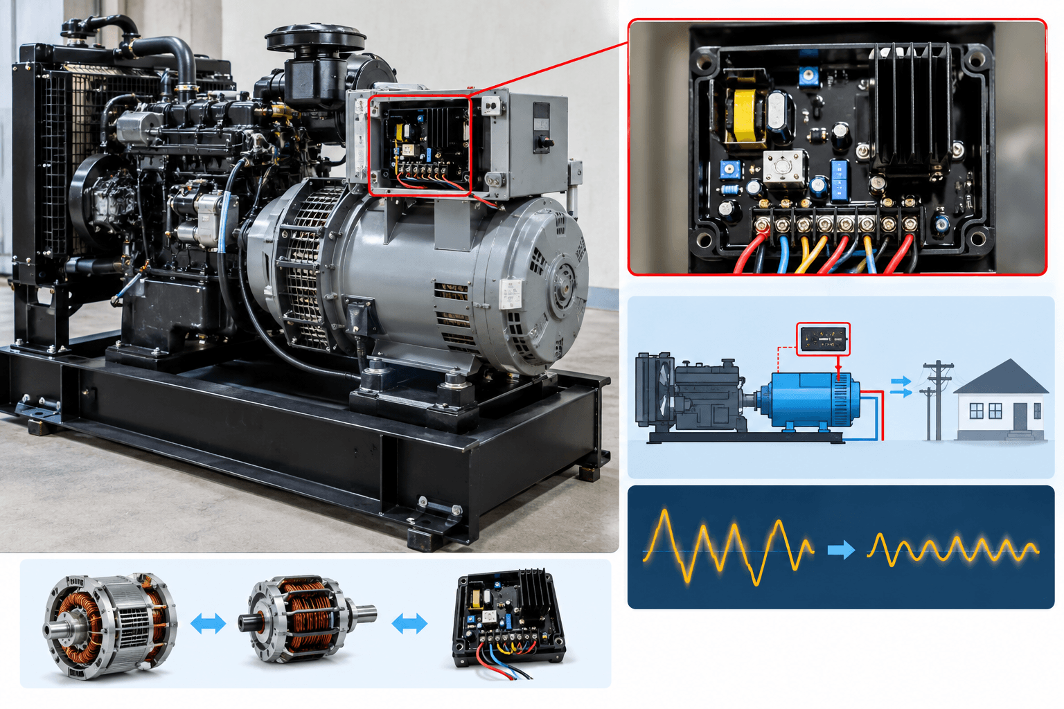 AVR máy phát điện là gì