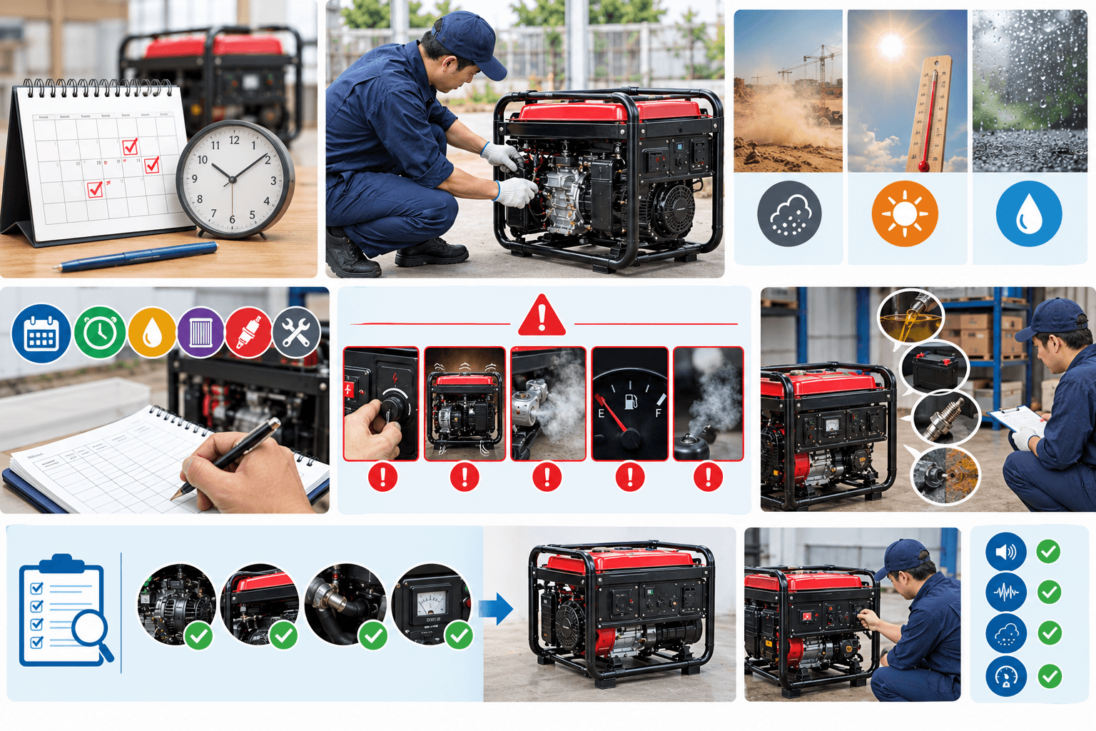 Bao lâu nên bảo dưỡng máy phát điện chạy xăng